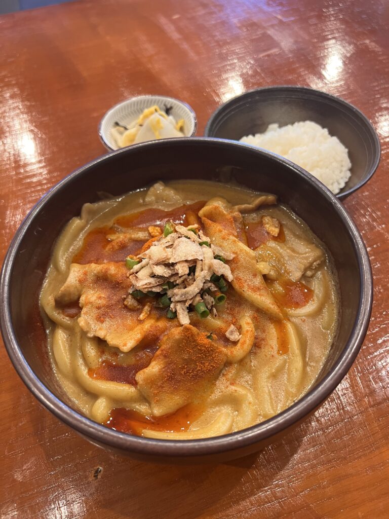 辛口カレーうどん