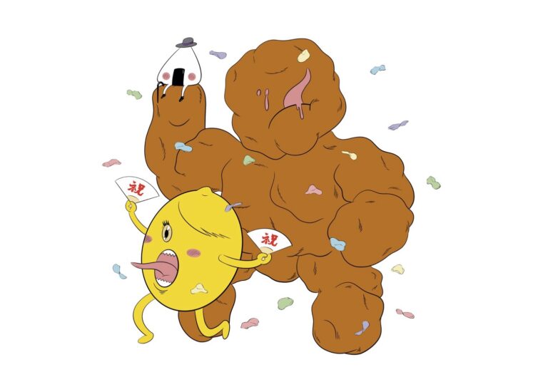 DAIDAIの唐揚げとレモンのキャラクター